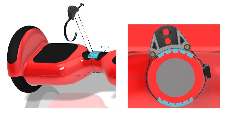 HoverHandle Assembly Hover Board Handle Step 7 HoverHandle Assembly Hover Board Handle Step 7