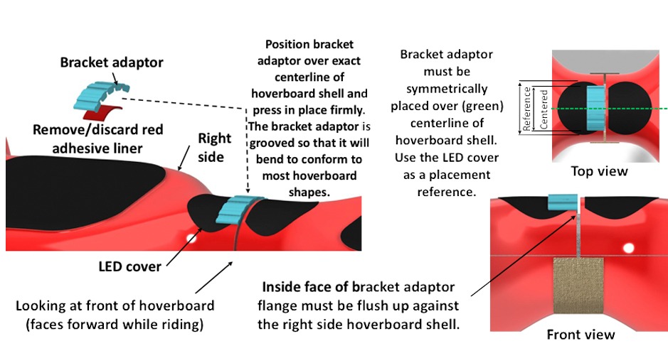 HoverHandle Assembly Step 3 - Hover Board Handle HoverHandle Assembly Step 3 - Hover Board Handle